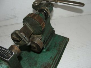 Vintage KEIL LOCK MODEL 9.  KEY MACHINE Locksmith Tool Tubular Blank Key Cutter 6