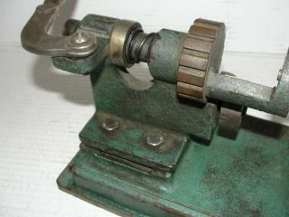 Vintage KEIL LOCK MODEL 9.  KEY MACHINE Locksmith Tool Tubular Blank Key Cutter 9