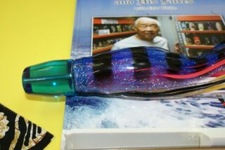 Joe Yee Vintage Arctic Blue Apollo Tuna Ahi Salt Water Big Game Trolling Lure 3