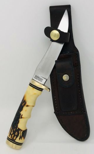 Schrade USA 153UH Golden Spike Vintage 70s Full Tang Bowie Hunting Knife 3