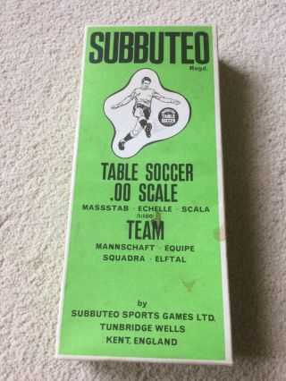 4 Vintage Subbuteo Teams in boxes 8