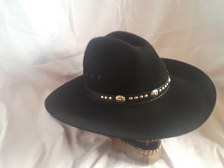 Vintage Stetson 4x Beaver Xxxx 7 - 1/2 Santa Fe Real Cowboy Hat