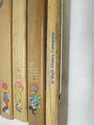 Vintage Walt Disney Company 14 - Note Wooden Xylophone Toy Japanese Script 2