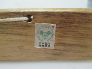 Vintage Walt Disney Company 14 - Note Wooden Xylophone Toy Japanese Script 5