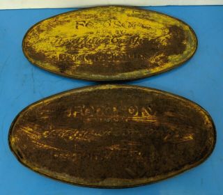 Vintage Fordson Tractor Sign Pair Fordson Gas Tank 1920s 1930s Pair