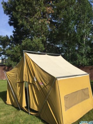 Coleman Family Vagabond Canvas Cabin Tent Size 11 