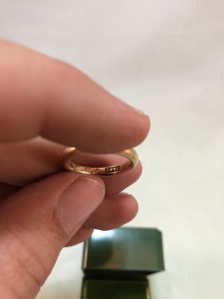 Vintage Womens 14K Gold Wedding Band Sz 6.  5 3MM 4.  6 Grams 3