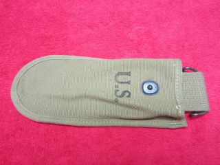 Us Wwii Wire Cutter Canvas Pouch Mkd 