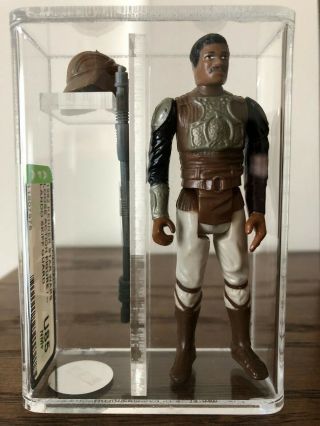 Vintage 1982 Kenner Star Wars Rotj Lando Skiff Guard Loose Afa U85 No Coo