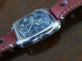Vintage mens Seiko Monaco automatic chronograph 7016 - 5001 all rare 3