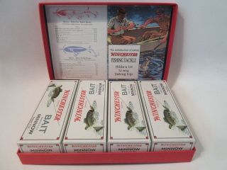 Winchester 2002 4 Pack Minnows Limited Edition Lures Nib