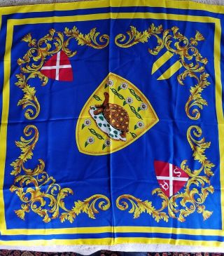 Palio Flags,  Sienna,  Italy,  Set Of 6,  Ships