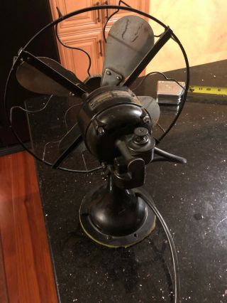 Westinghouse Rotating Electric Fan 4 Blades Vintage 11” 4blade 3