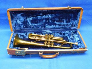 Vintage Brass Cavalier Cornet Serial 28966