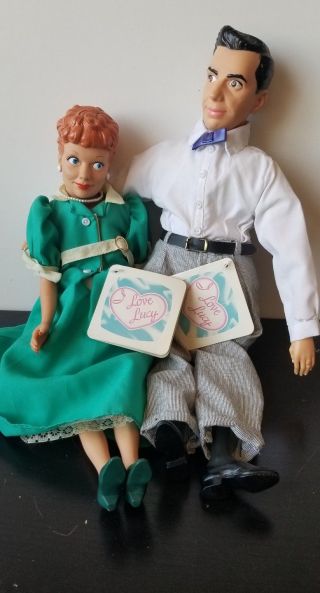 Vintage I Love Lucy Lucy And Ricky Ricardo Dolls From Hamilton Gifts 1988