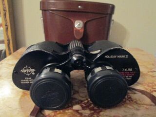 Vintage Swift Binoculars Holiday Mark Ii 7x,  35 Extra Wide Field Model No.  766