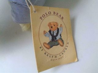 Vintage Steiff Polo Ralph Lauren THE PREPPY BEAR 406225 14 