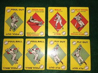 Vintage 1957 ED - U - CARDS Baseball Card Game Scorecard 4