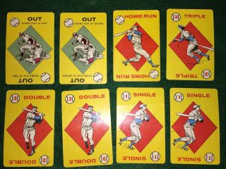Vintage 1957 ED - U - CARDS Baseball Card Game Scorecard 5
