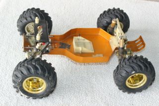 Vintage RC10 Team Associated Gold Pan chassis 3