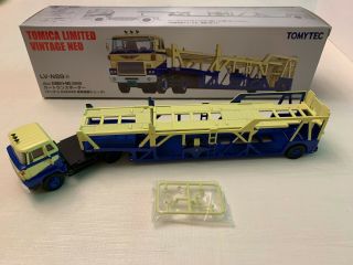 Tomica Limited Vintage Neo Lv - N89b Hino He366 Car Transporter 1/64