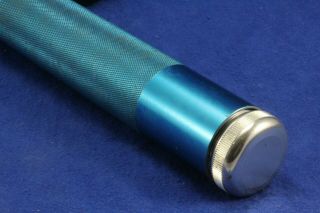 Vintage MAG - Instrument VERI - BEAM Three D Cell Blue Flashlight.  12.  5 