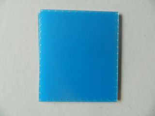 (15) Light Blue Plastic Sheets For Vintage Mattel Vac U Form Vacuform
