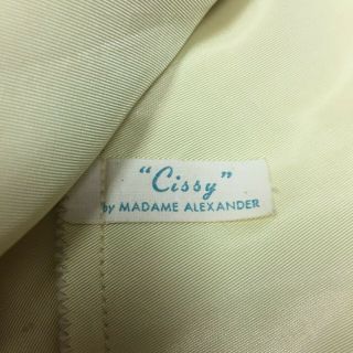 Vintage Madame Alexander Cissy Doll Tagged Bold Brocade Long Dress,  Slip,  panties 3