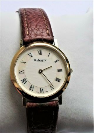 Burberrys Gents Watch 6000g With Two Tone Face