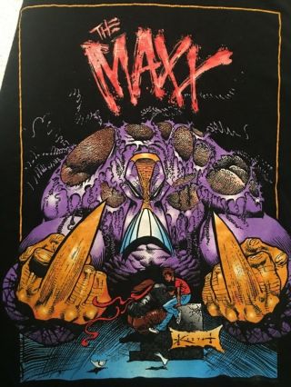 The Maxx Vintage 90s T - Shirt Graffiti Rare Sam Kieth