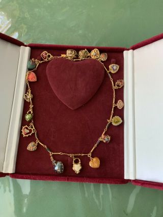 Joan Rivers Costume Heart Necklace