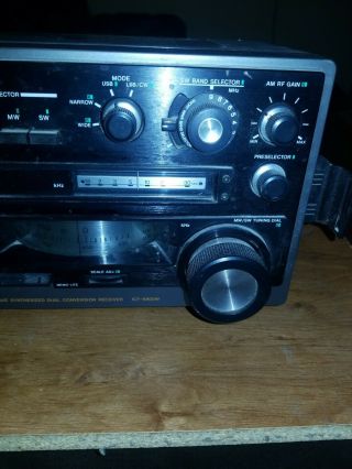 Vtg SONY ICF - 6800W FM/AM MW/SW Shortwave Multi - Band Receiver Radio Sounds Good 7