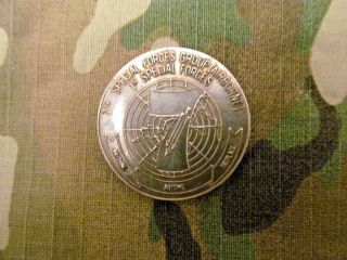 Vintage,  Silver,  7th Special Forces Group,  1st Special Forces,  Challenge Coin