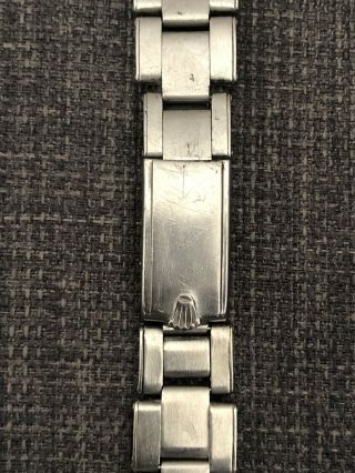 Vintage Rolex Oyster Riveted Stainless Steel Bracelet 19mm 1961 2