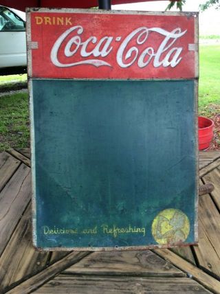 Vintage Coca Cola Menu Board