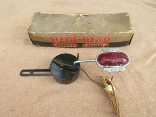 Nos Accessory Wig Wag Brake Signal Light 1930 ‘s - 1940’s Vintage