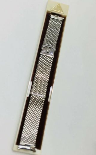 Nos Vintage Jb Champion S - Steel Mesh Watch Band Nasa Omega Speedmaster (10570m)