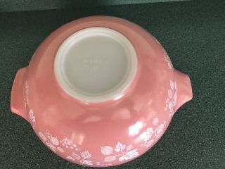 Vintage Pyrex Pink Gooseberry Cinderella Bowl Set 4