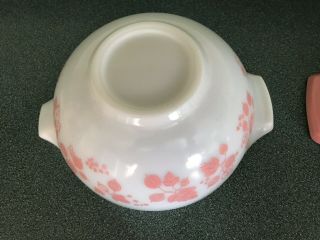 Vintage Pyrex Pink Gooseberry Cinderella Bowl Set 5