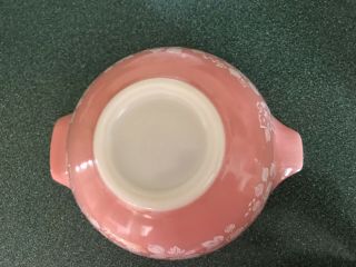 Vintage Pyrex Pink Gooseberry Cinderella Bowl Set 6