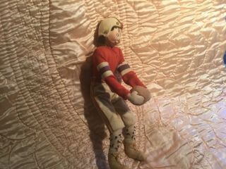 VINTAGE KLUMPE ROLDAN DOLL FOOTBALL PLAYER RARE 3