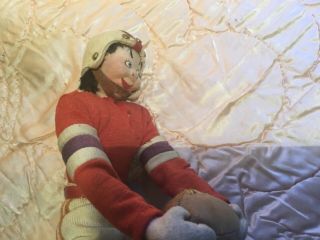 VINTAGE KLUMPE ROLDAN DOLL FOOTBALL PLAYER RARE 6