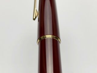 Vintage Montblanc 310 Classic Fountain Pen in Bordeaux Color 4
