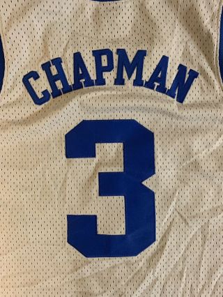 Rare Vintage Nike University Of Kentucky Wildcats Rex Chapman Basketball Jersey 4