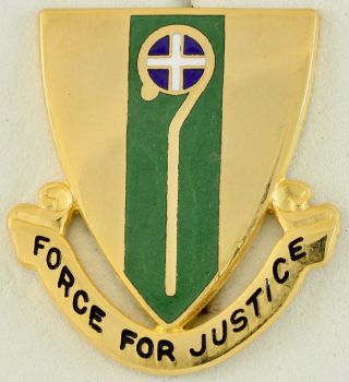 174th Military Police Battalion Crest Di/dui Pinback Ns Meyer Hm