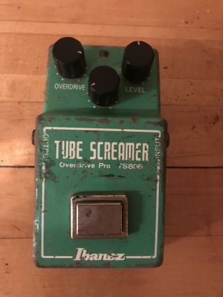 Vintage 1980 Ibanez Ts808 Tube Screamer