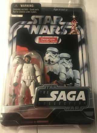 Star Wars George Lucas In Stormtrooper Disguise Vintage Saga Momc Figure C9