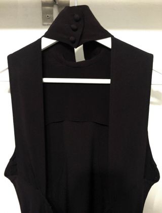 Karl Lagerfeld Vintage 80s Column Dress Black 3