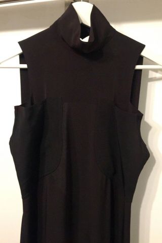 Karl Lagerfeld Vintage 80s Column Dress Black 4