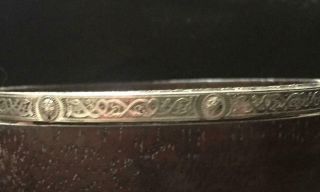 Vintage Scottish Provincial Silver Mounted Wooden Quaich Isle of Mull 4